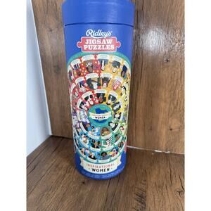 NEW Ridley's INSPIRATIONAL WOMEN 1000 Piece Round Jigsaw Puzzle Unopened Media